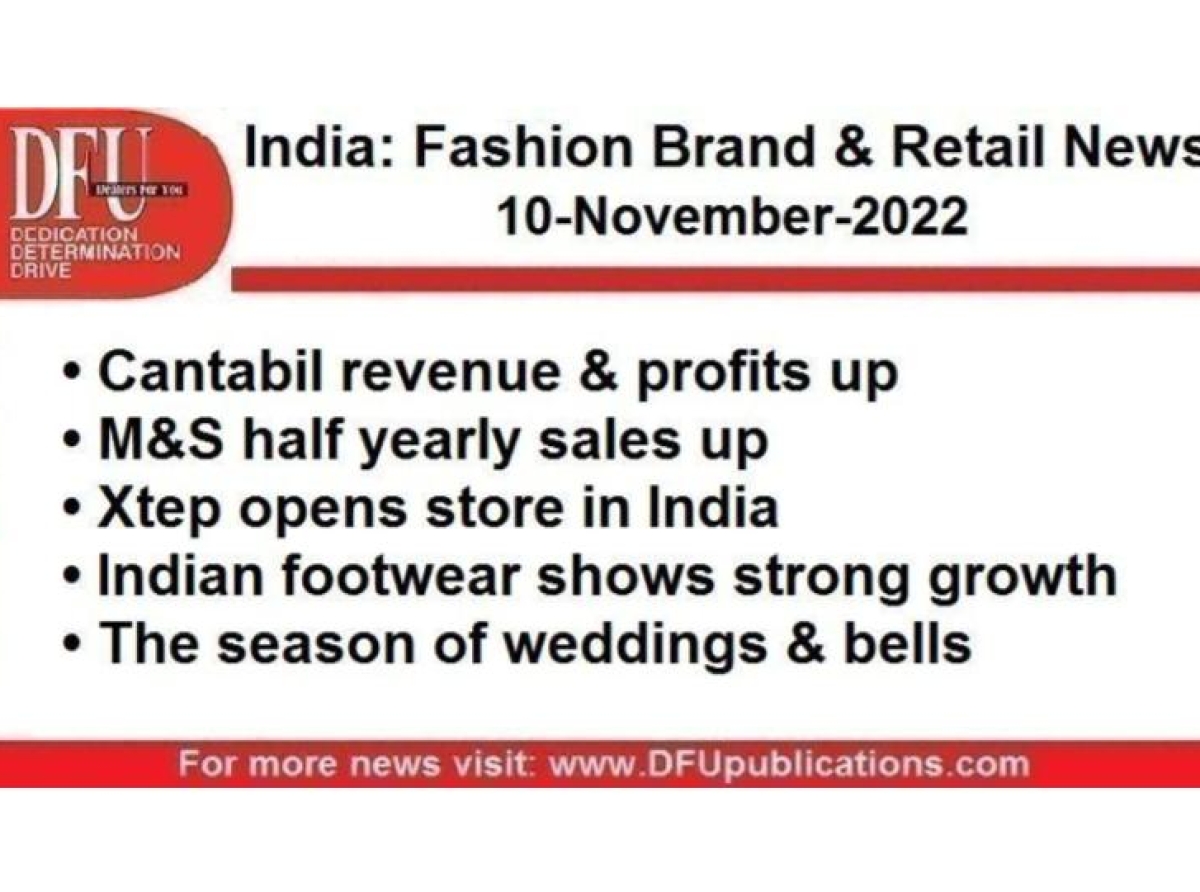 Daily India-Fashion Brand & Retail News: 10 November 2022